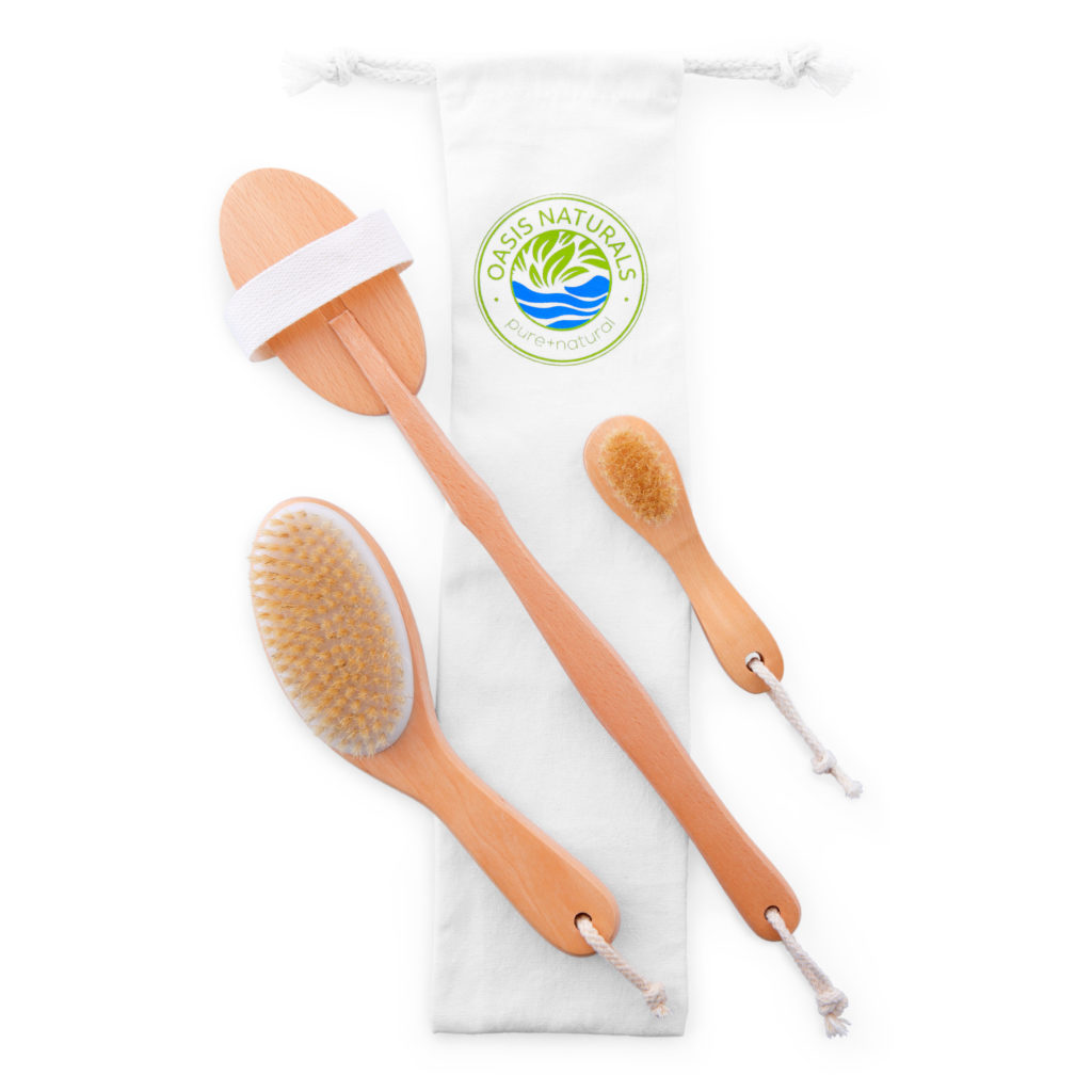 4Piece Dry Body Brush Set Trendline Brands LLC