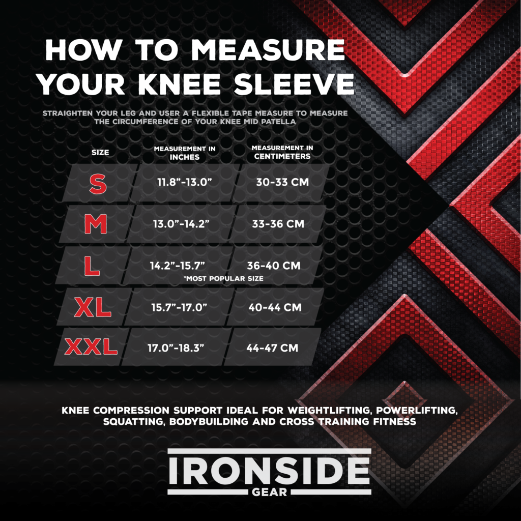 Weightlifting Knee Sleeves (Set of 2) Trendline Brands LLC